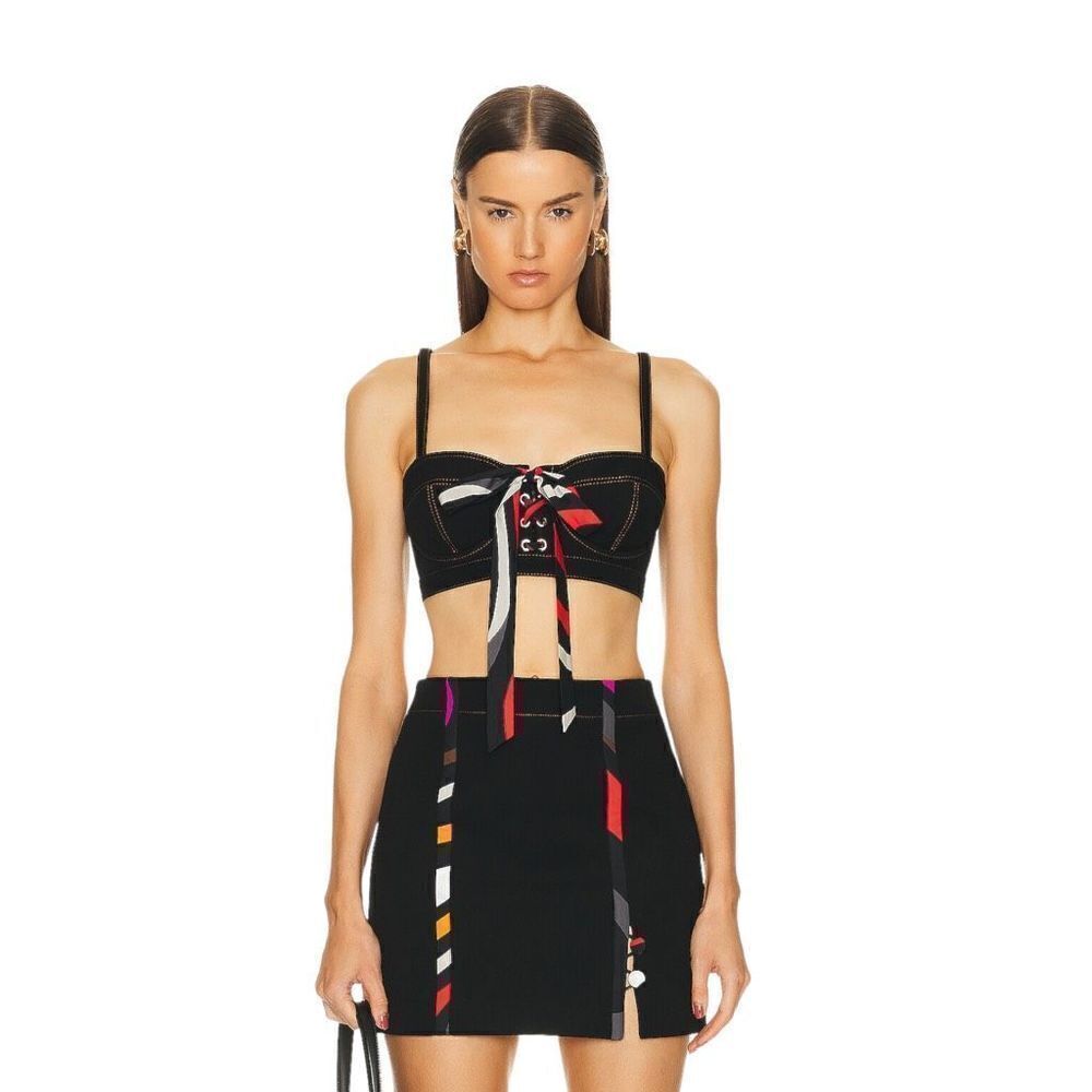 Emilio Pucci Bra Top in‎ Nero